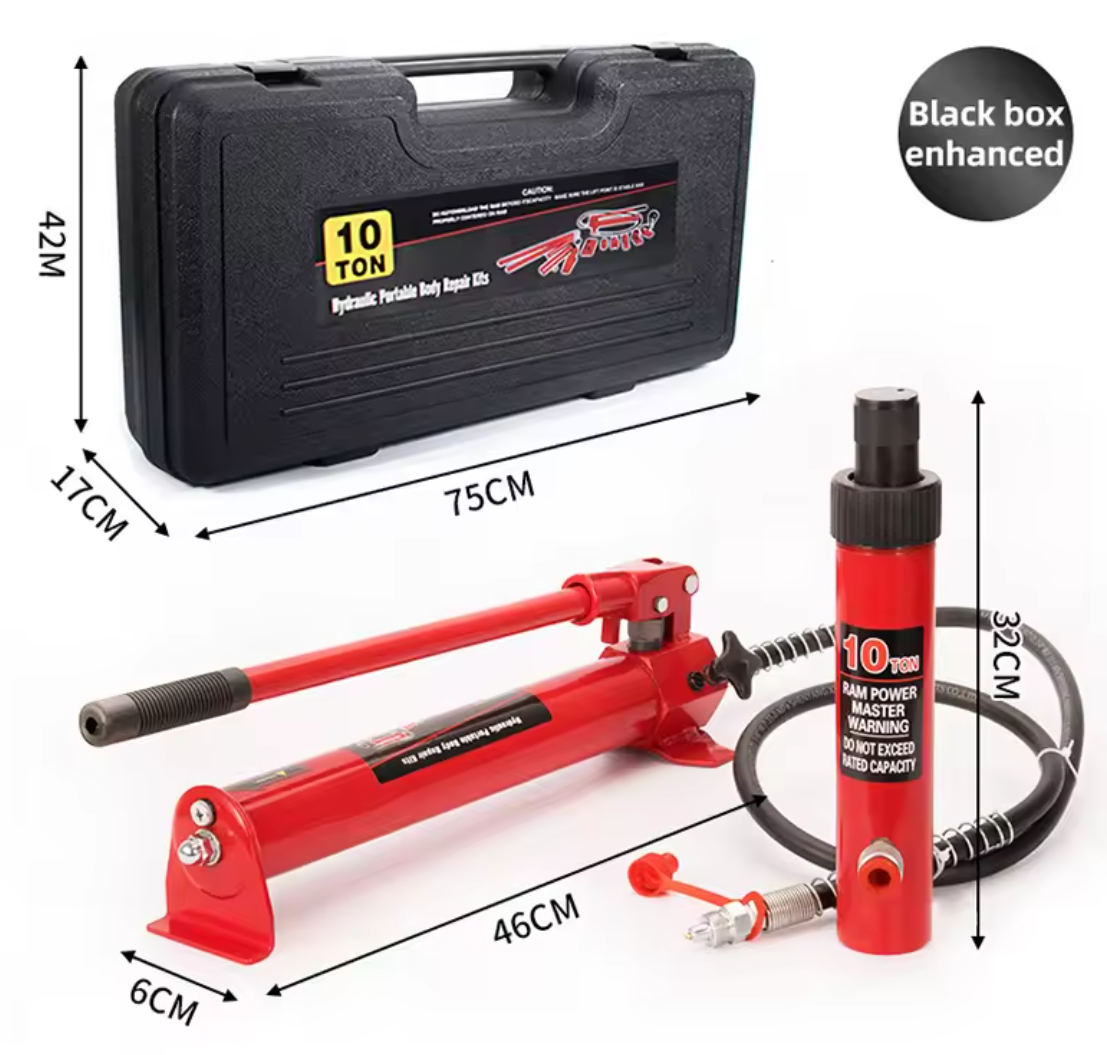 10T Auto Body Frame Repair Hydraulic Porta Power Auto Repair Kit jack