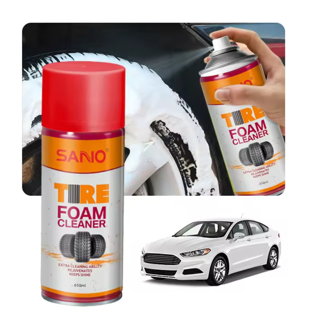 Cleaner Foam Foaming Autozone Waterless Degreaser Shine Rim Wite Spray Polish Motorcycle Tire Wash