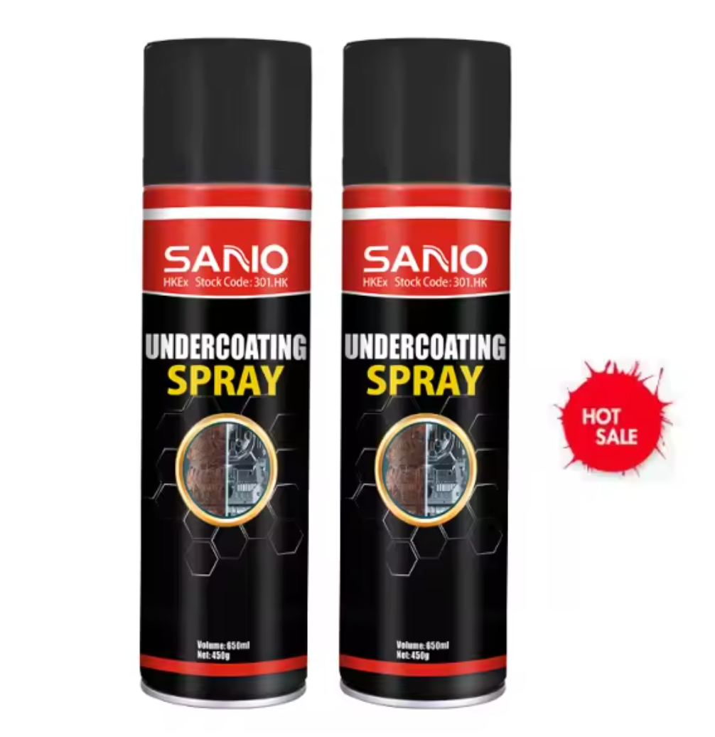 Aerosol undercoating black spray Auto Other Car Care Products rubberized umdercoating car body cleaning and protecting