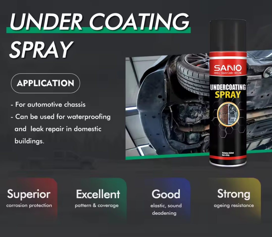 Undercoating rust sprayer Auto Care Products Chassis Odorless Rustproofing Spray Car Undercoating For Protect Chassis Undercar