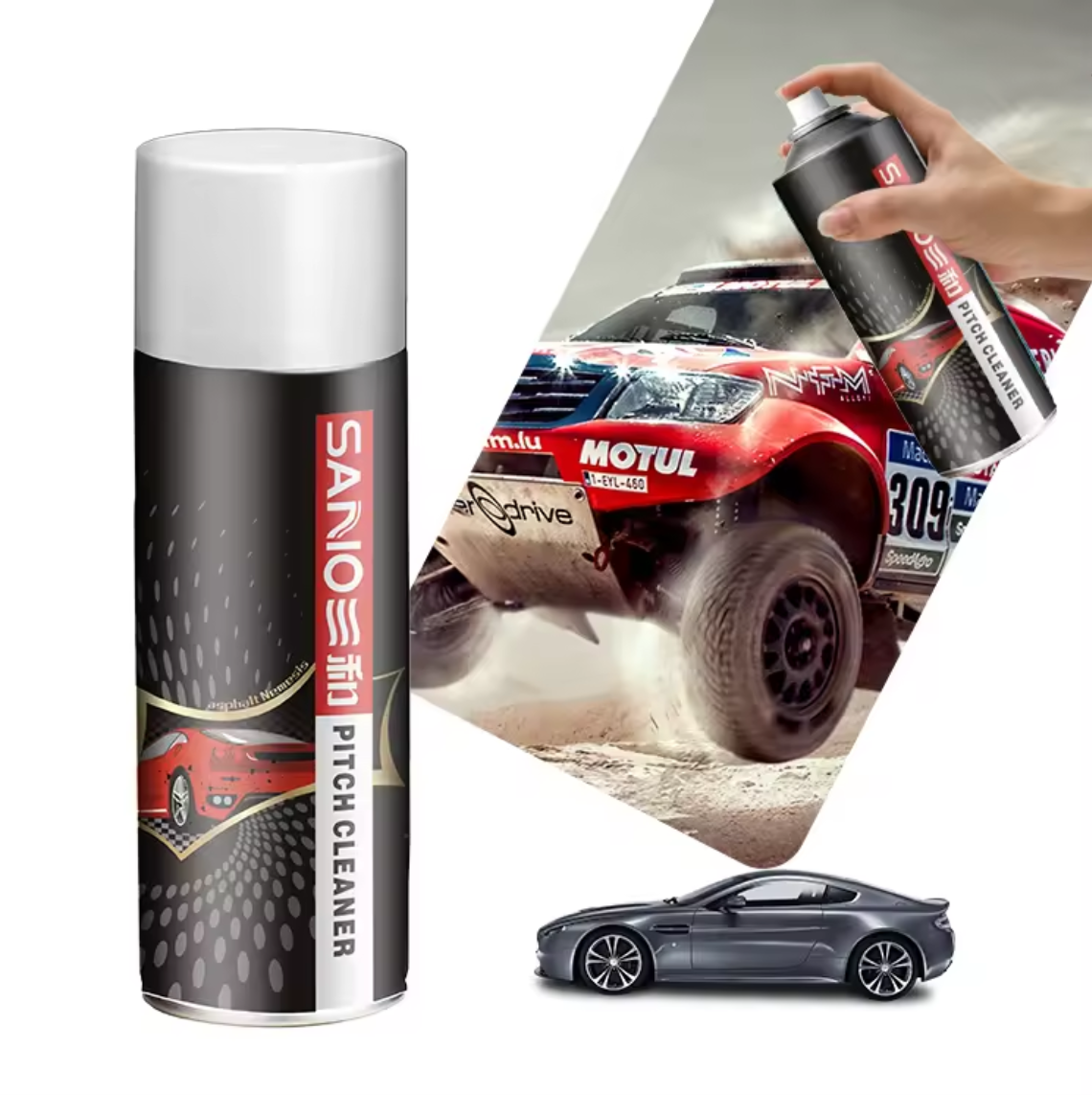 400ml High quality car care products car body cleanings aerosol spray best car wash products pitch cleaner