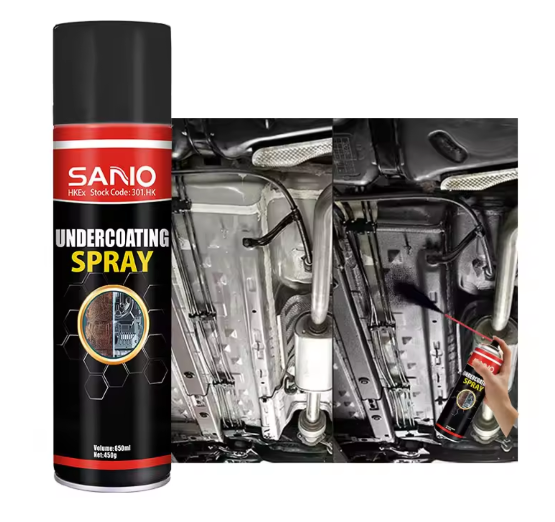 Car care protection Undercoat Protective Paint Spray water base or oil auto rubberized undercoating spray