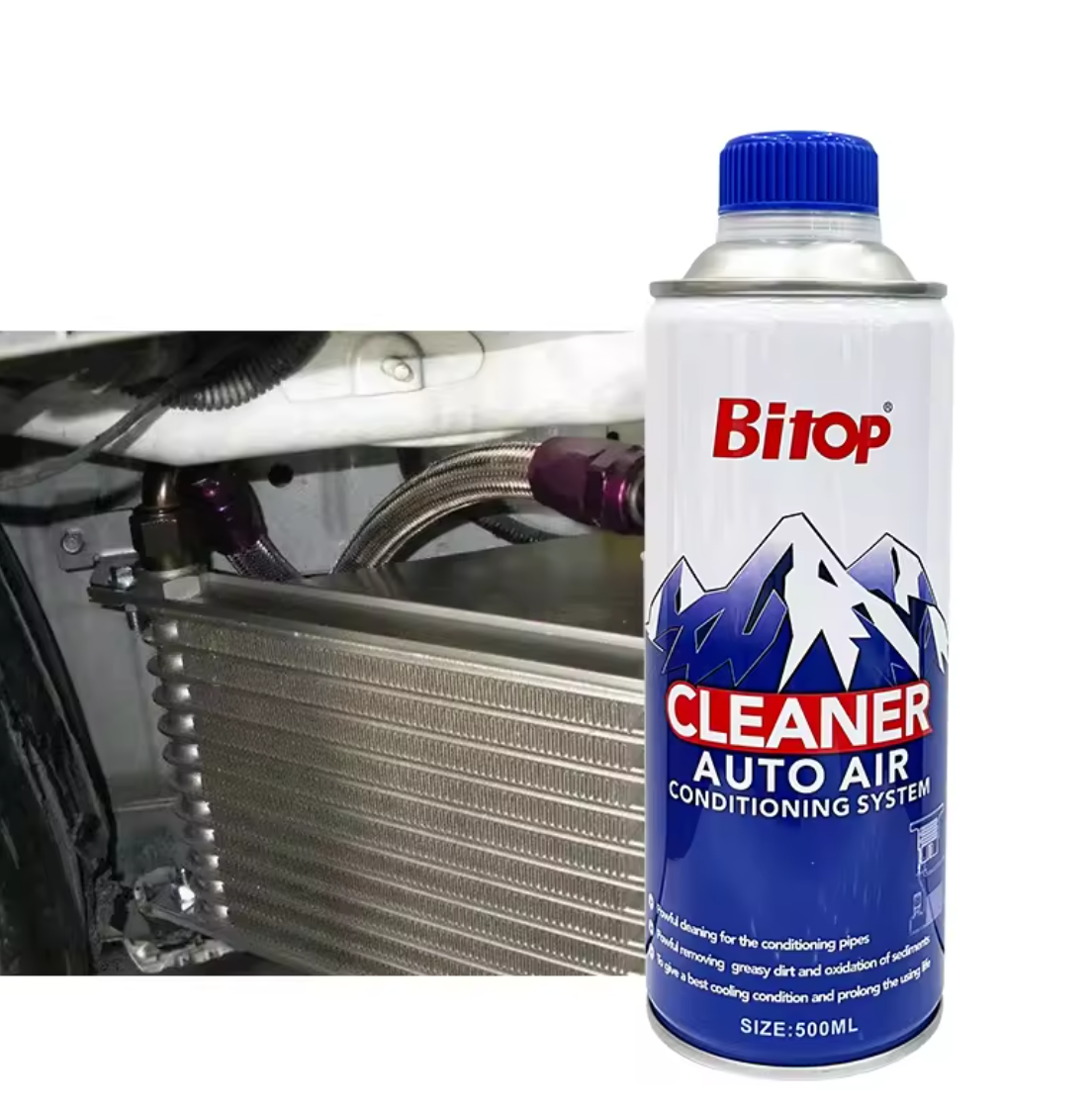 BITOP air conditioner duct cleaner car ac pipeline cleaning liquid ac cleaner spray liquid