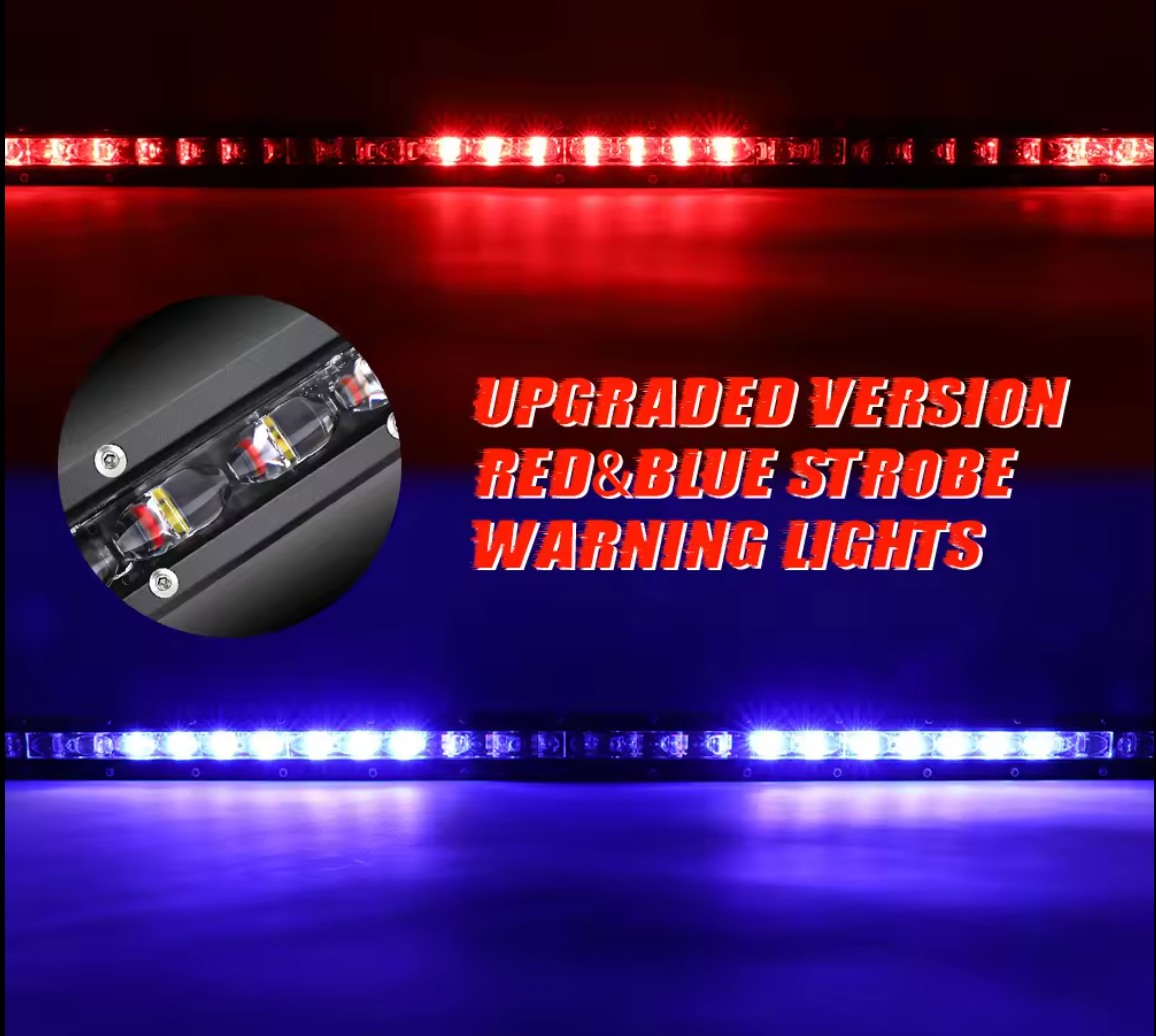 Super Slim Bright 12v Led Warning Strobe Light Bar 24V for Car UTV