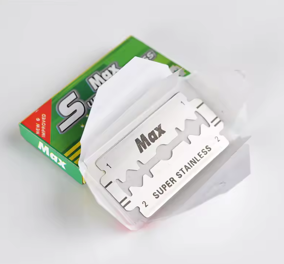 double edge brand name razor blades made by professional razor blade factory