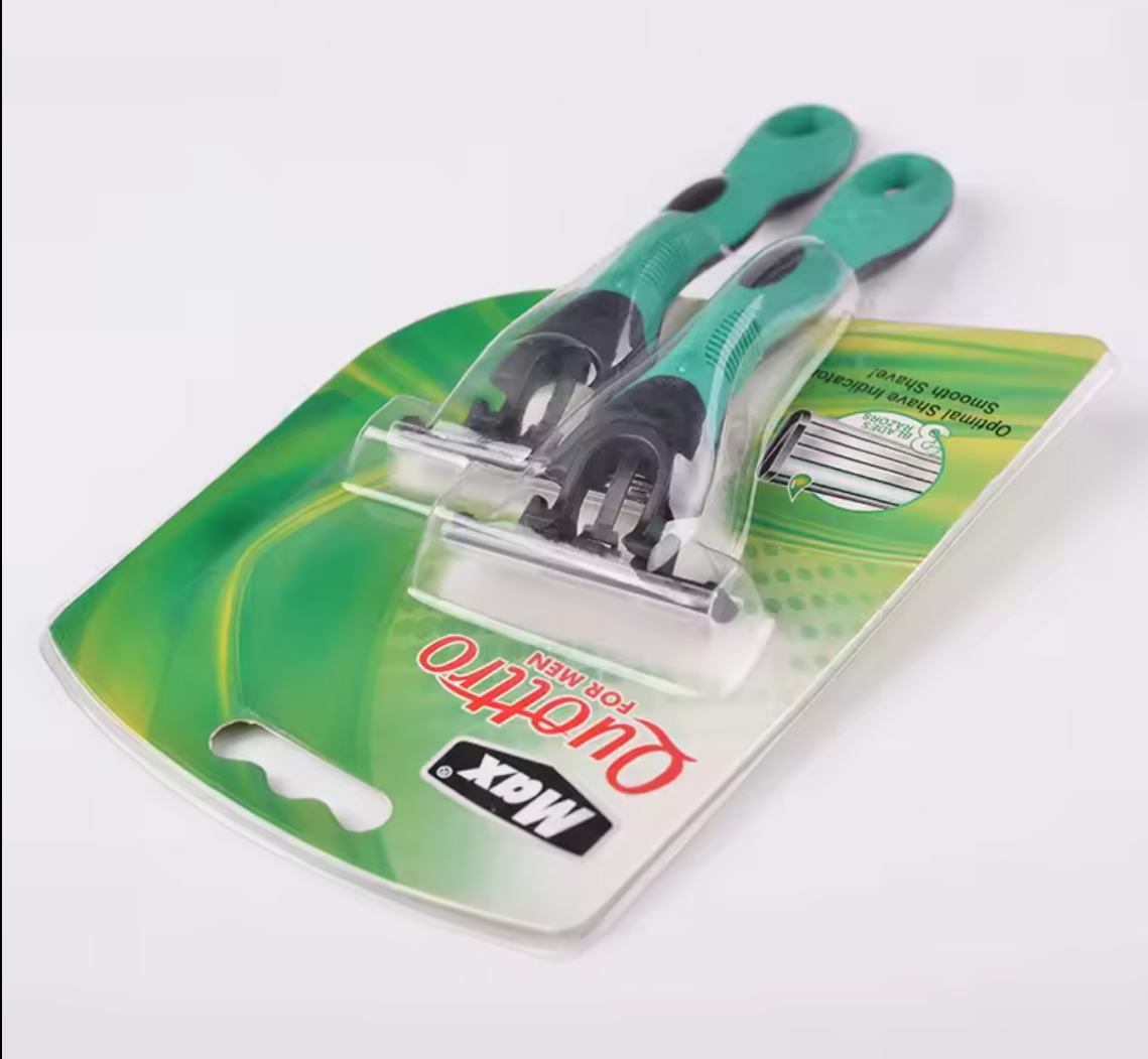 Razor Shaver Triple blade Blister Card Package