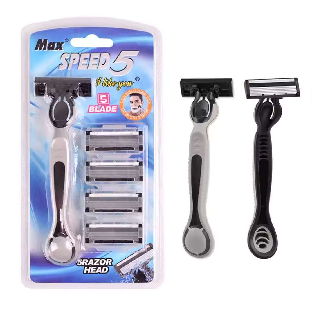 5 Blade Blister Package system Razor head