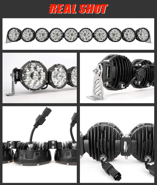 Powerful Barra Led 4x4 KC Hilites Pro6 Light Para Can-Am Polaris