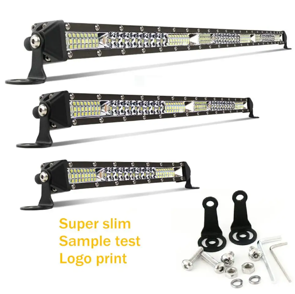 Wholesale Factory Price Super Slim Vehicle 4x4 ATV 10" 20" 30 Inch Single Row Led Light Bar for Truck Car Offroad