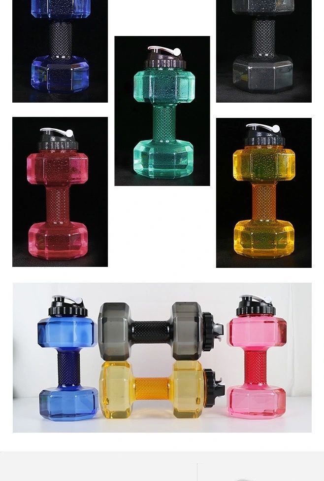 Creative Dumbbell Fitness Water Dumbbell Water-filled Dumbbell Portable Water-injection Dumbbell Plastic Weight Adjustable Water-filled Sand-filled