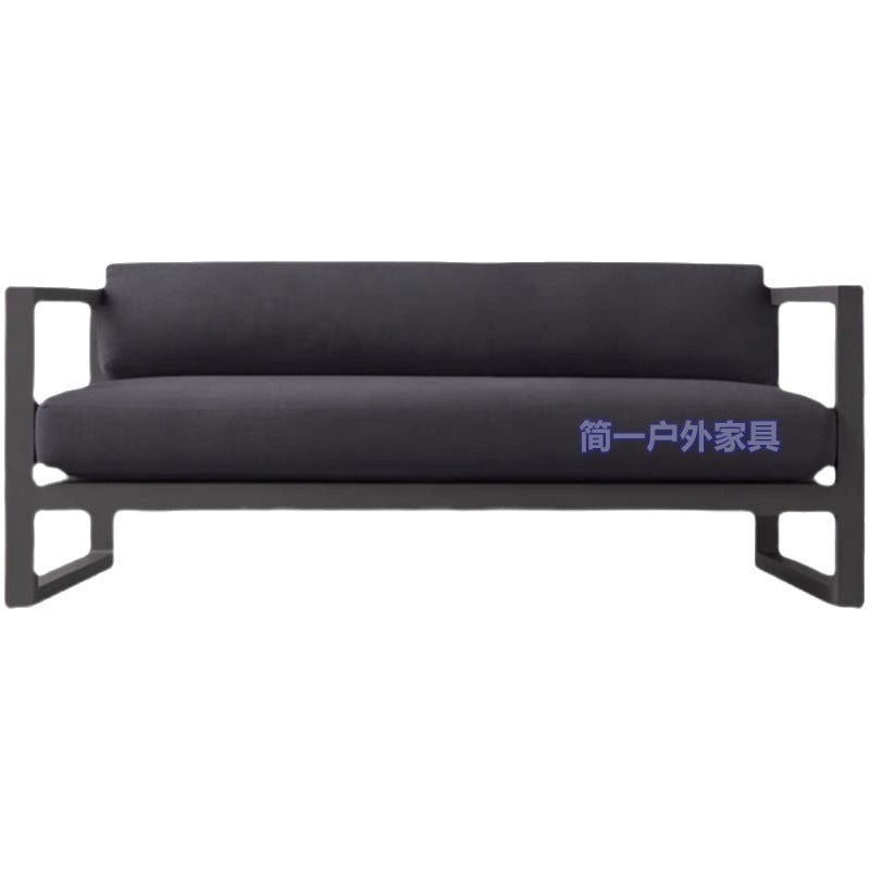 Outdoor Aluminum Alloy Sofa Courtyard Villa Coffee Table Set Waterproof Anti-Slip B&B Hotel Cross-Border Export Furniture