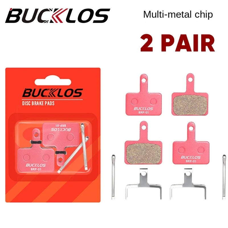BUCKLOS Mountain Bike Cooling Pads MT200 Ceramic Resin Brake Pads B01S/B03S/B05S