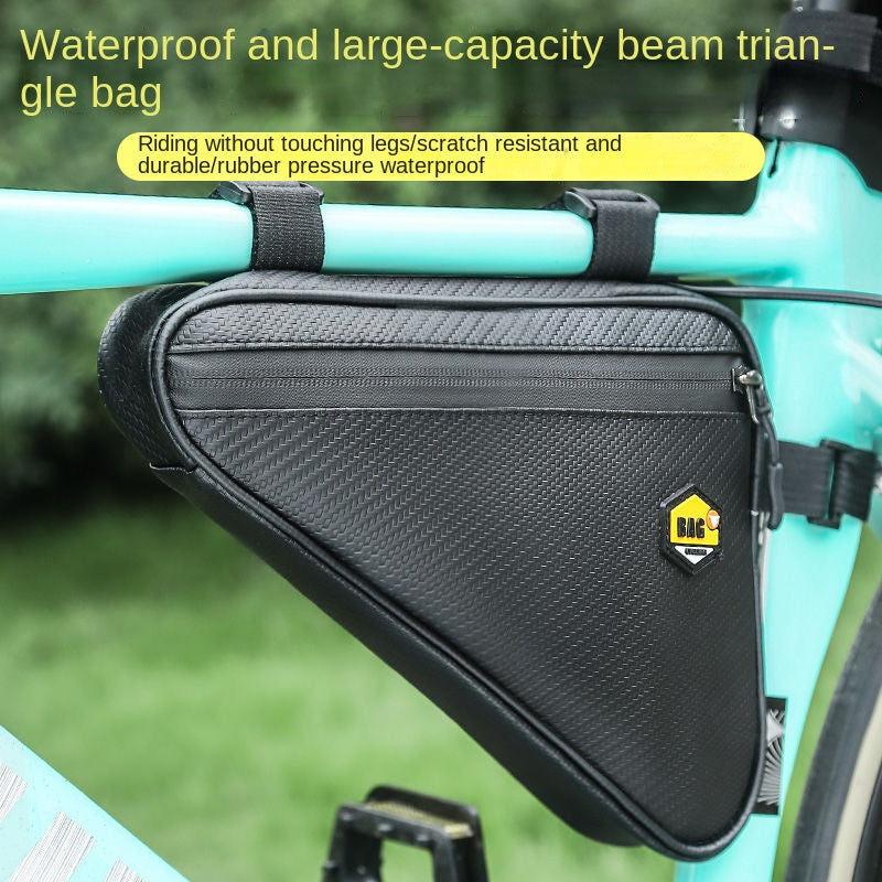 Road Mountain Bicycle Bag Front Beam Bag Tool Bicycle Triangle Bag Buggy Bag Riding Pannier Bag Beam Saddle Bag