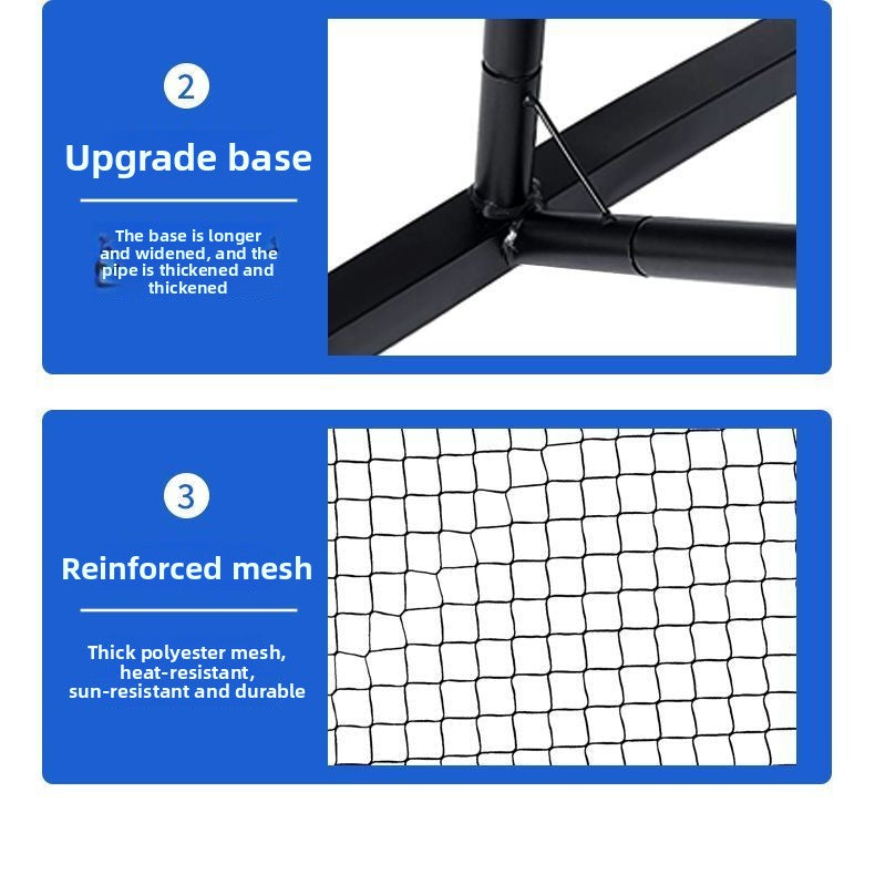Pickleball Net Outdoor Tennis Net Frame Indoor Portable Mobile Pickleball Net Competition Standard Net