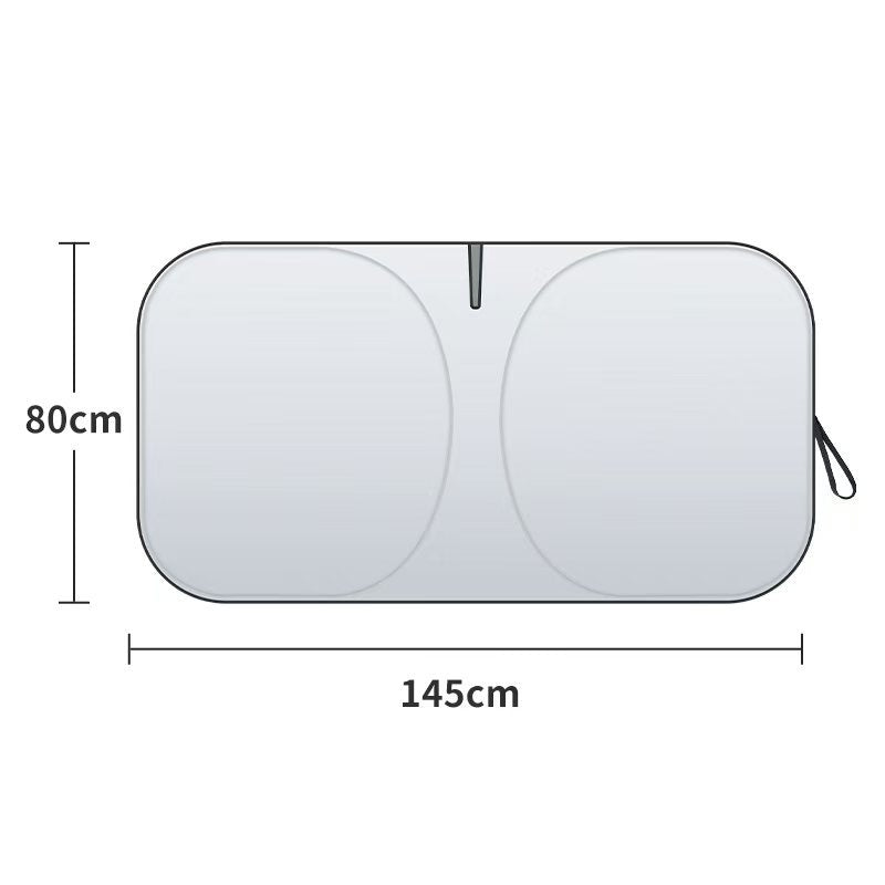 Car Sunshade Front Windshield Sun Protection Windshield Heat Insulation Thickened Sunshade Board Heat Insulation Sunshade Curtain Sunshade Umbrella