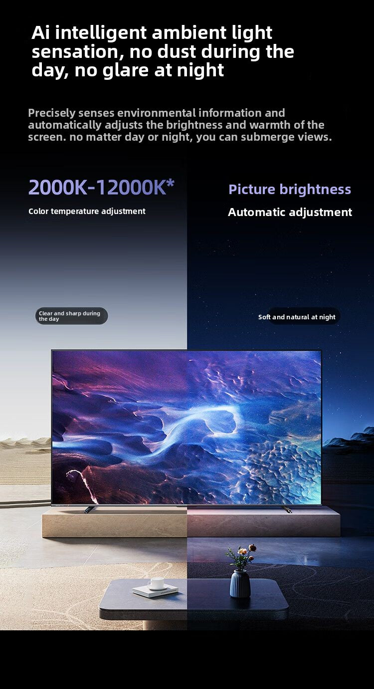 [Aurora Series] Hisense 65-Inch Miniled TV 264Hz High Brush Tablet 4K HD Intelligent Voice