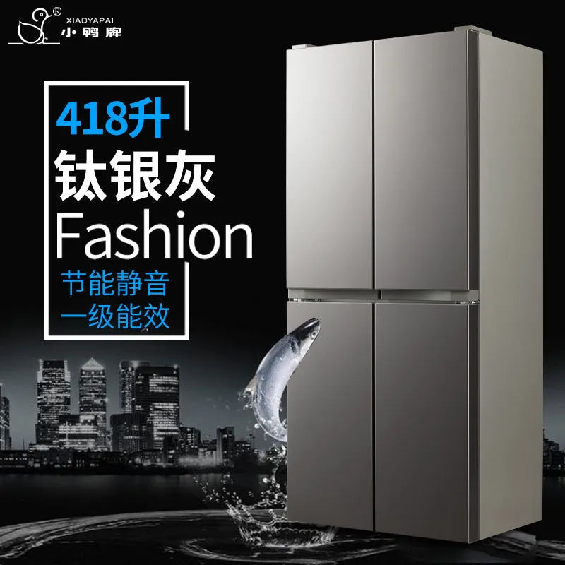 Xiaoya Little Duck 418L Refrigerator cross four-door first-class energy-saving ultra-thin embedded smart home