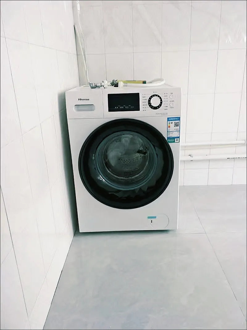 Hisense 10kgs Front Loading Washing Machine And Dryer Combo Washer micro-steam air protection