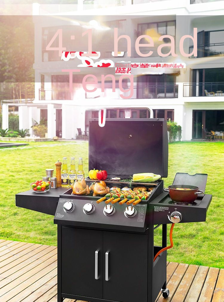 Gas 4+1 burner BBQ Grill DIMESHY