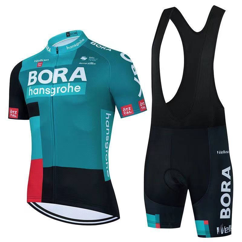 2022New Tour France Team Short-Sleeve Cycling Clothes Suit Baby Boy and Girl Summer Quick-Drying Breathable Bicycle Road Wear