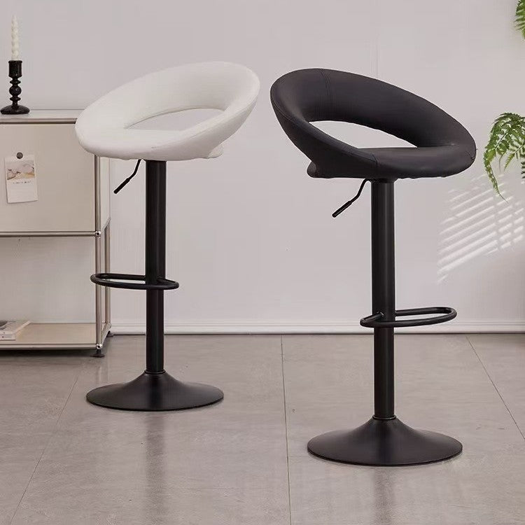 European Style Bar Stool Adjustable Swivel Chair Cashier High Stool Bar Stool Front Desk Bar Chair Backrest Stool Beauty Makeup Chair