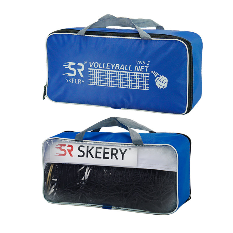 Skyray Volleyball Net Portable Outdoor Knotted Ball Net Thickened Four-Sided Standard Net Training Volleyball Net for Two Players