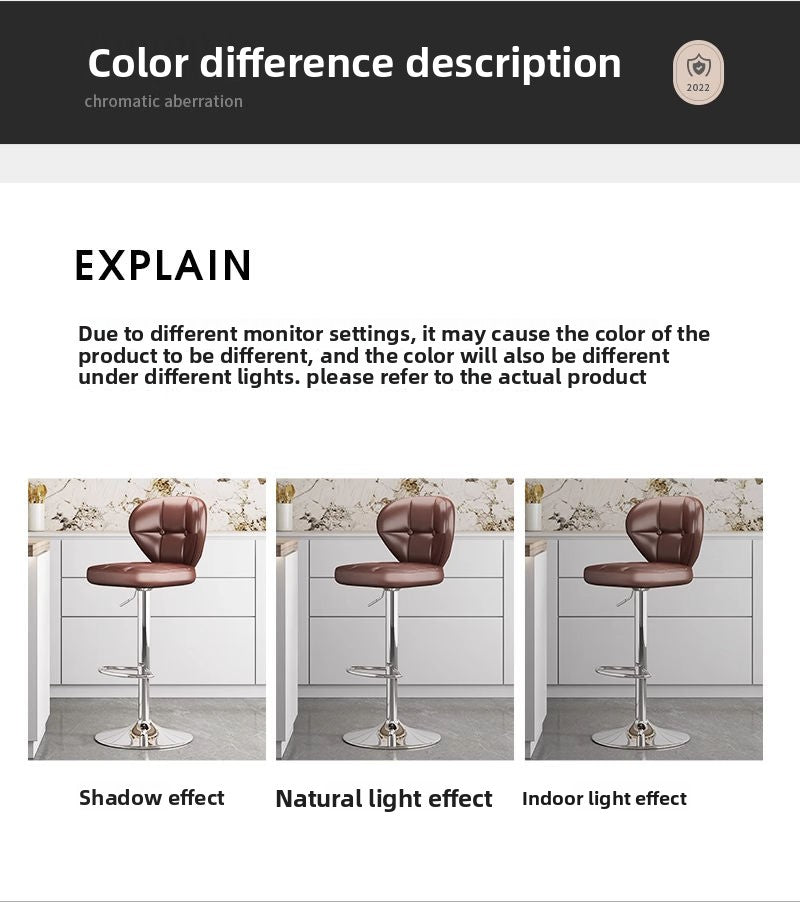 Kerun Bar Stool Internet Celebrity Bar Chair Adjustable High Stool Home Bar Stool Modern Simple Bar Chair Cashier Counter High Stool