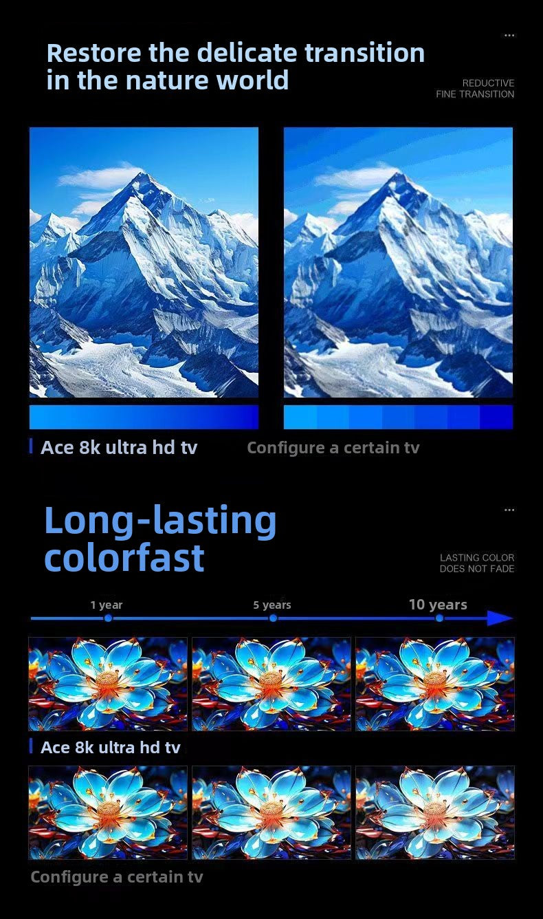 2025 Top New Model Original Imported Frameless 100inch HD TV 55/65/75/85 Voice Full Screen