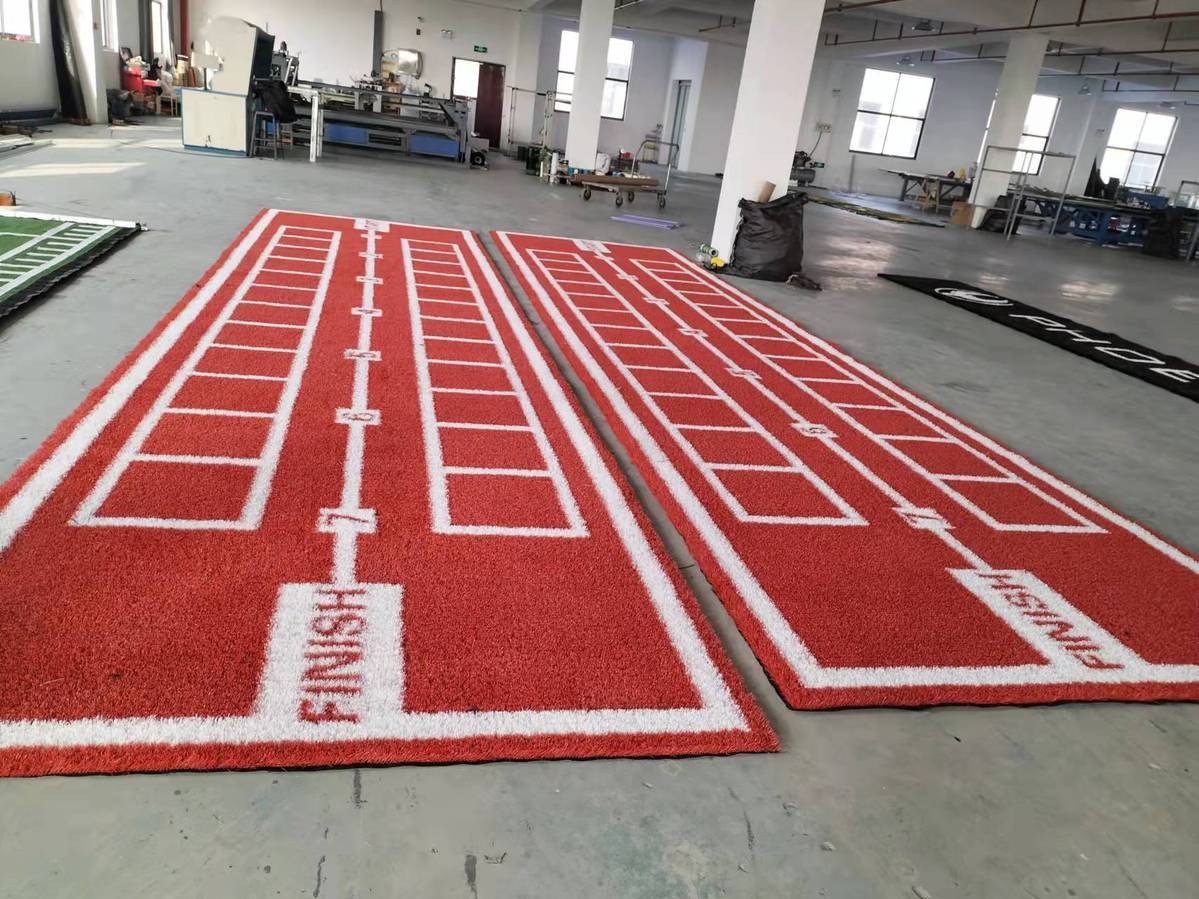 Gym Flooring Artificial Grass for Sled Turf Marked