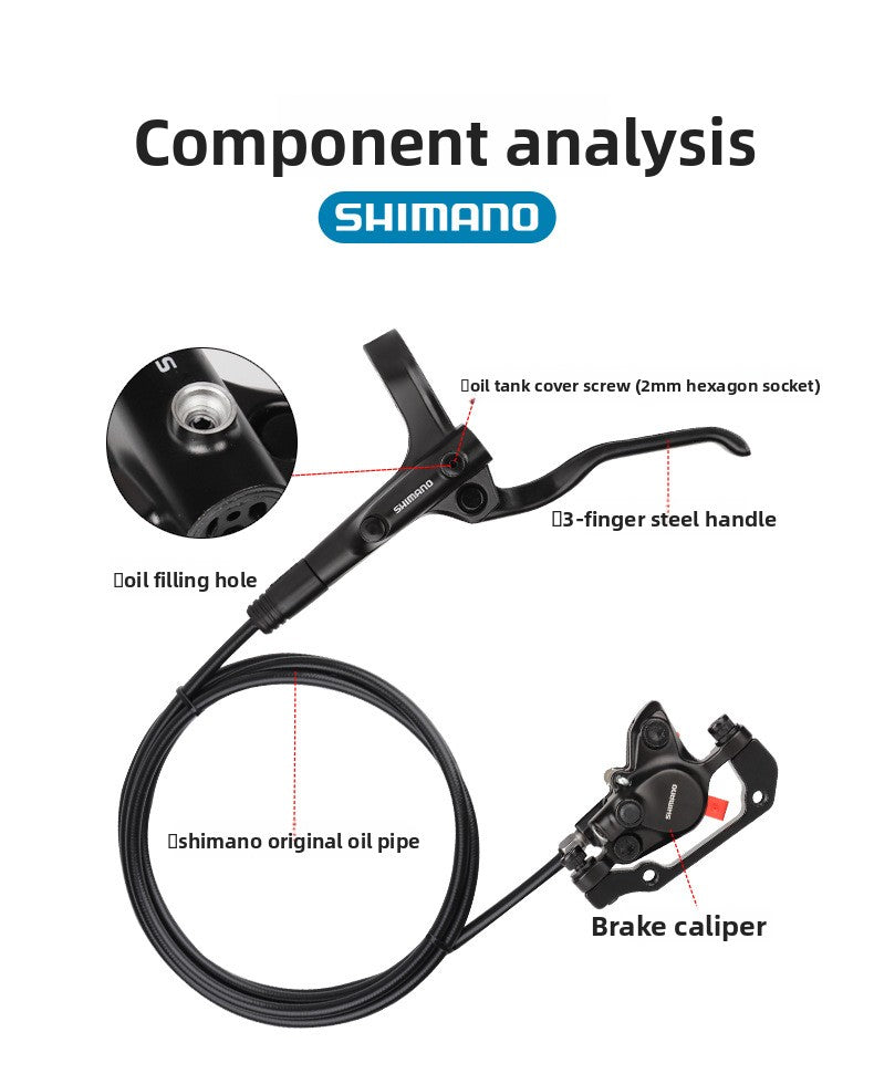 SHIMANO MT200 Oil Brake Mountain Bike Hydraulic Disc Brake Folding Bike Oil Brake