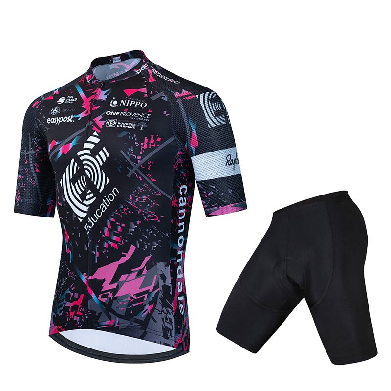 2023ralvpha EF Summer Short Sleeve Cycling Suit Cyclist Top Milk Silk Comfortable Breathable
