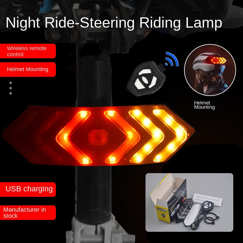 Bicycle Light Road Bike Brake Induction Cycling Light Bright Waterproof Warning Light Outdoor Mountain Bike Taillight