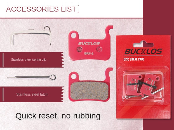 BUCKLOS Mountain Bike Cooling Pads A01S Ceramic Resin Brake Pads M06/M07 Disc Brake Blocks