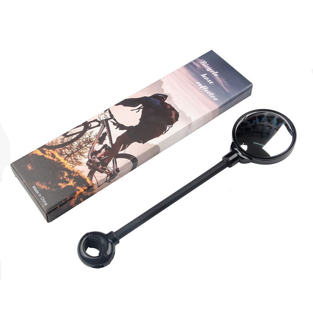 Bicycle Rearview Mirror Accessories Cycling Fixture Hose Bicycle Reflector Boxed Long Handle Reflector