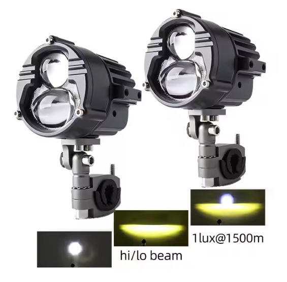 3'' 40W Offroad 4x4 White Yellow External Motorcycle Spotlight, Led Mini Driving Light Dual Color Led Auxiliary Fog Light Yellow