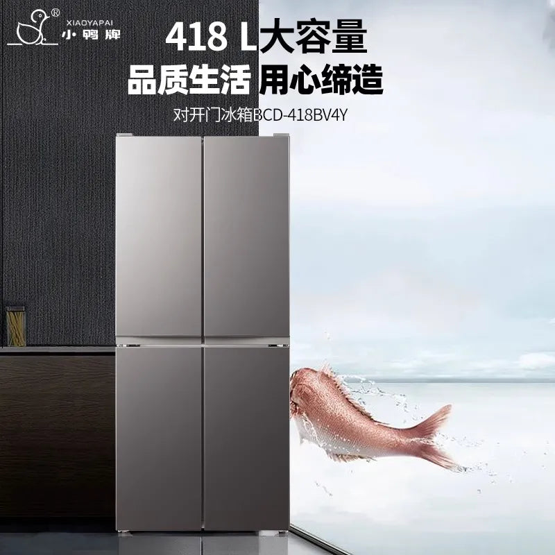 Xiaoya Little Duck 418L Refrigerator cross four-door first-class energy-saving ultra-thin embedded smart home