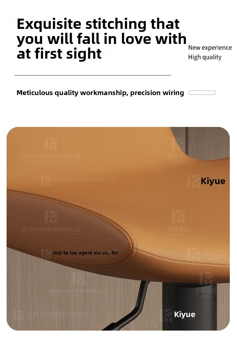 Light Luxury Bar Stool Simple Modern Stainless Steel Lifting Bar Chair Home Middle Island Desk Front Desk Bar High Leg Bar Stool