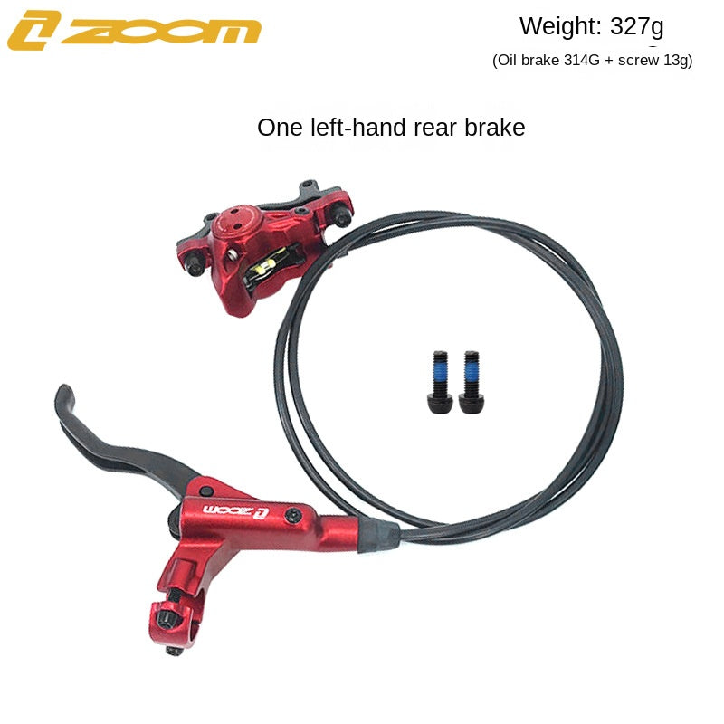 ZOOM HB875 Oil Brake Mountain Bike Oil Disc Hydraulic Disc Brake Bicycle Oil Tube Brake MT200