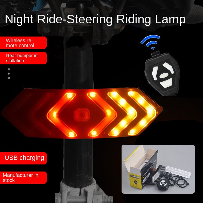 Bicycle Light Road Bike Brake Induction Cycling Light Bright Waterproof Warning Light Outdoor Mountain Bike Taillight