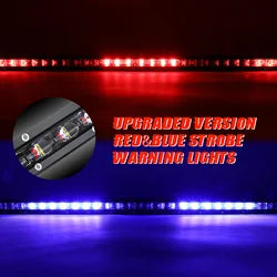 2023 Newest 6D Super Ultra Thin Slim Curved Single Row Strobe Warning Traffic Advisor Led Light Bar for Can-Am UTV