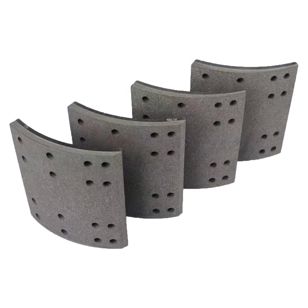 high quality long life no noise truck trailer bus  fuwa rear axle 16 ton 4551 rear drum brake shoe brake lining