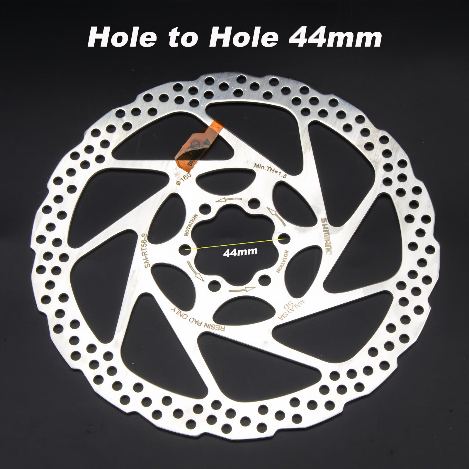 RT56 Disc Brake Pads Bicycle Six-Nail Brake Pads 160mm Brake Disc 180mm Disc with Screws