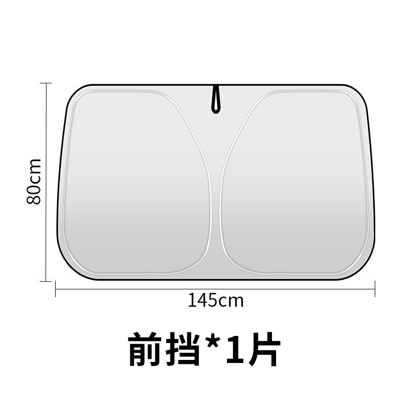 Suitable for Zhijie R7 S7 Car Sunshade, Xiangjie S9 Car Interior Front Windshield Sunshade, Summer Parking Essential