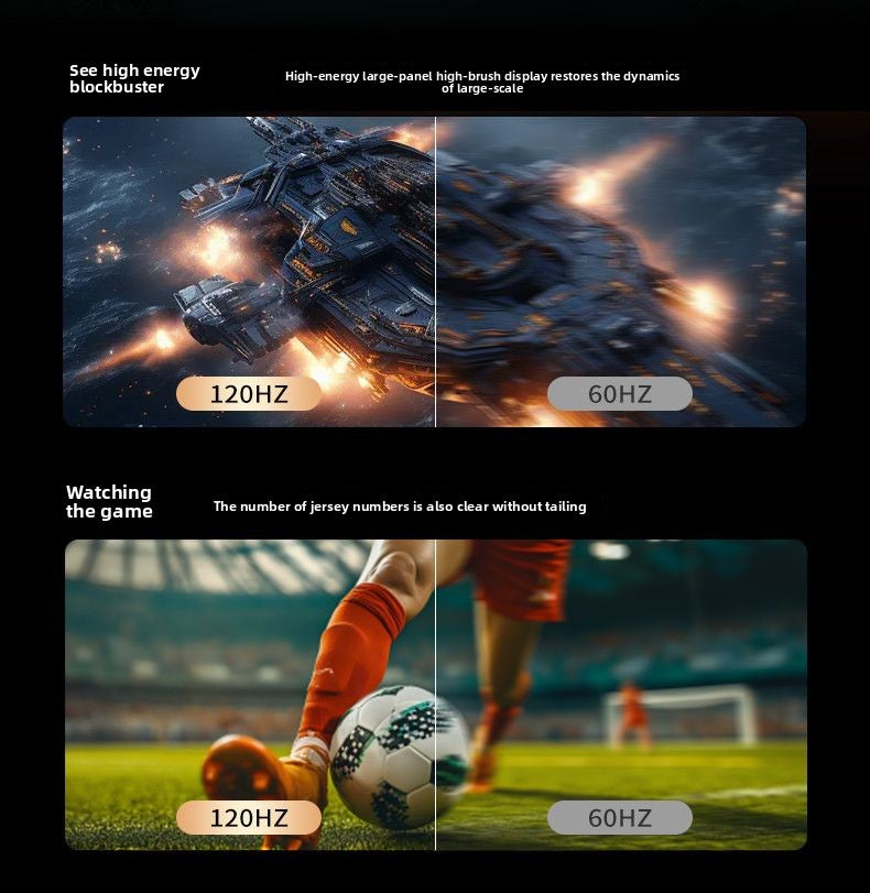 Large Screen Borderless Full Screen Ace 100inch Voice Control TV Ultra Clear Eye Protection Wall Mount 85/75/65/ 55inch