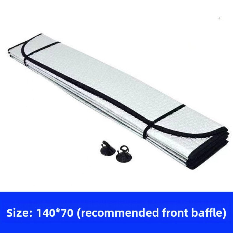 Car Front Sunshade Sun Protection Heat Insulation Sunshade Sun Visor Car Interior Cover UV Protection Sunshade Curtain Heat Insulation