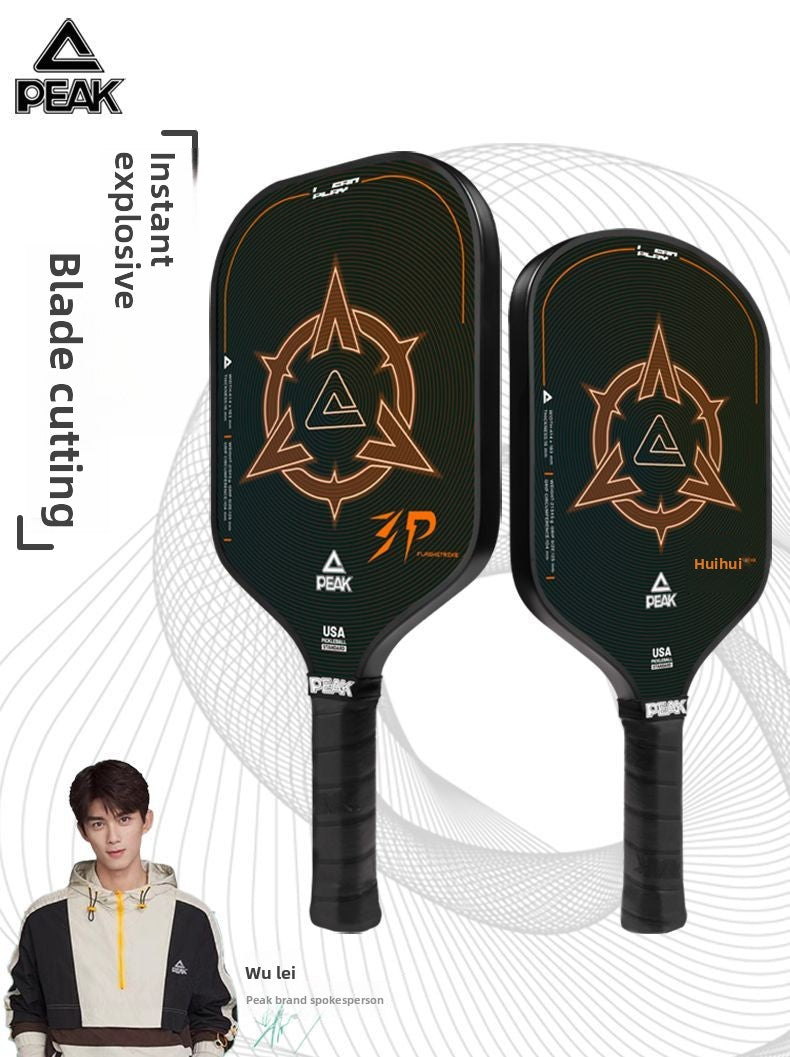 Pickleball Racket Set Carbon Fiber PP Honeycomb Core Pickleball Full Set Tournament Grade Pickleball Racket