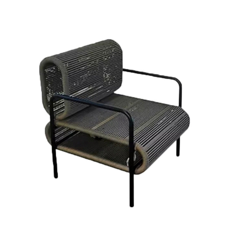 Outdoor Sofa and Coffee Table Set Waterproof Sunproof for Open Air B&B Garden Courtyard Villa Balcony Leisure Rattan Sofa