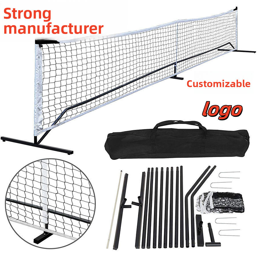 Pickleball Net Frame 6.7m Indoor and Outdoor Training Net Portable Detachable Pickleball Full Set Mobile Standard Net