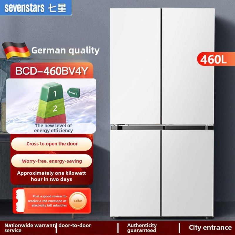 Sevenstrs German Seven-Star 508-Liter Ultra-Thin Box 460-Liter Four-Door Frequency Conversion Air Cooling Frostless Level 1 Refrigerator