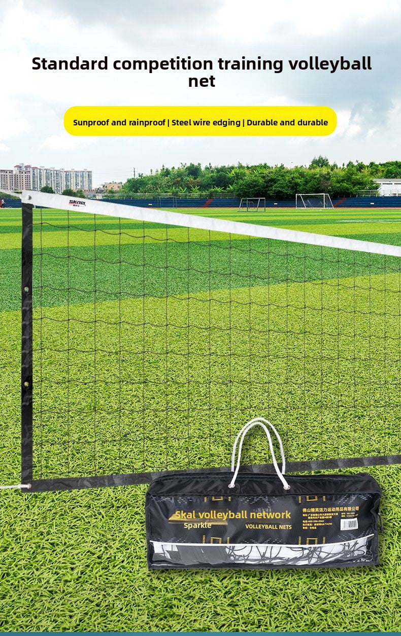 Volleyball Net Standard Air Volleyball Net Beach Volleyball Net Indoor Outdoor Portable Training Professional Competition Special Net